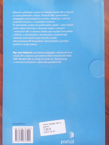 Jana hašplová-  masáže detí a kojencu, 