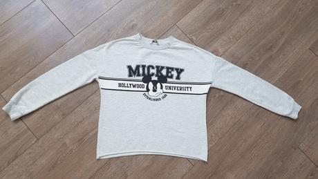 Sivá mikina mickey m, c&a,m