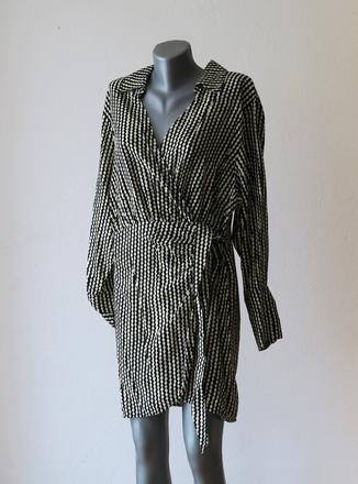 Dámske zavinovacie šaty, h&m,l