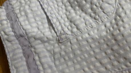 Krátke bielo fialové nohavice, adams,128