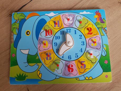 Drevené vkladačky hodiny,