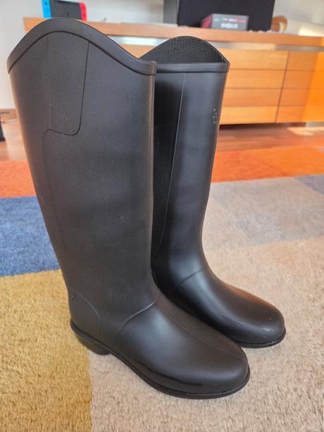 Detske jazdecke cizmy fouganza, decathlon,35