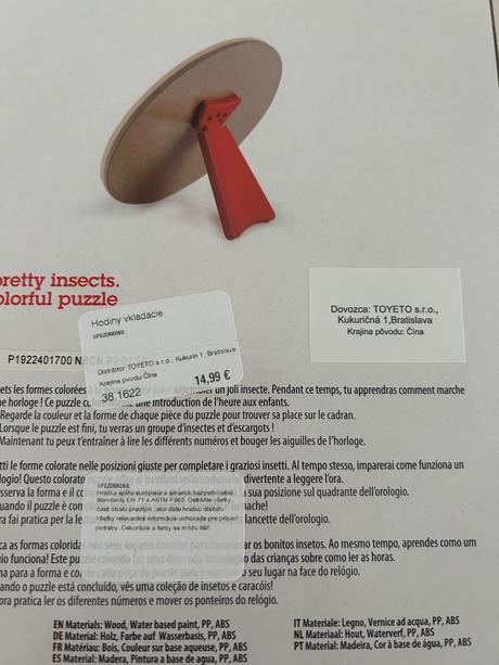 Hape nove detske puzzle hodiny od 36 mesiacov, 
