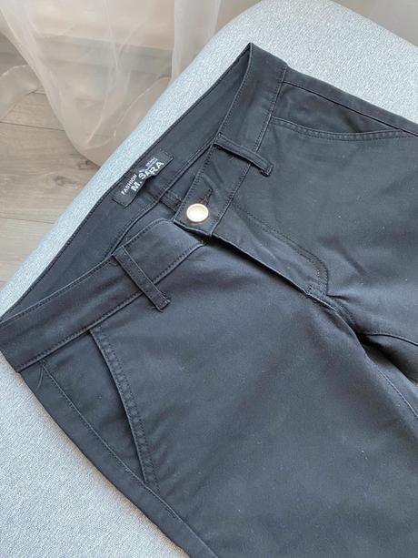 Dámske čierne nohavice, s