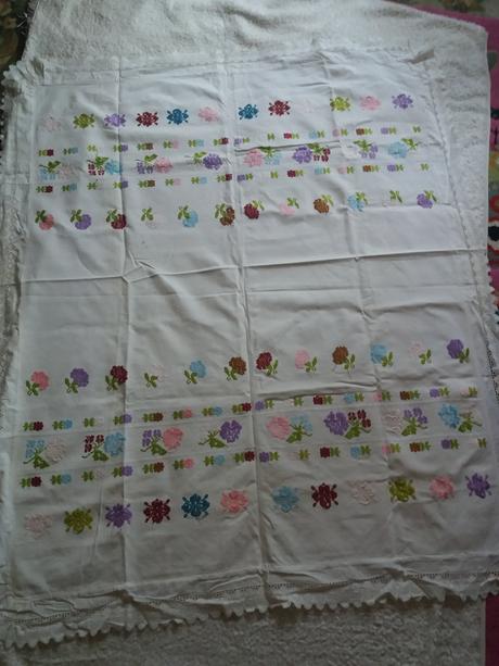 Retro obrus vianoce, 