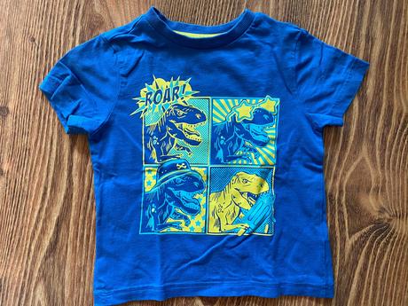 Modré tričko dinosaurus, f&f,92