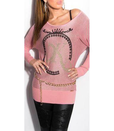 Pulovrik pink,