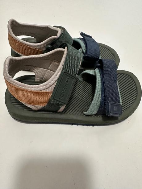 Tmavozelené sandálky hunter green mix liewood, 28