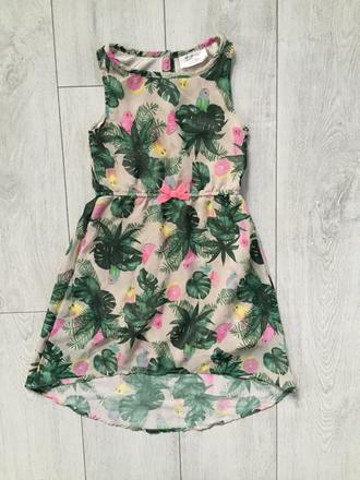 Dievčenske šaty 6-7 rokov, h&m,122