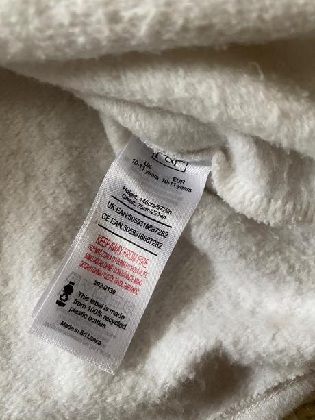 F&f biela mikina vel.146/152, f&f,146