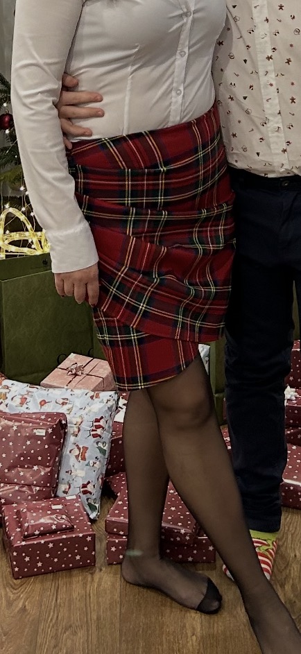 Kockovaná sukňa, l