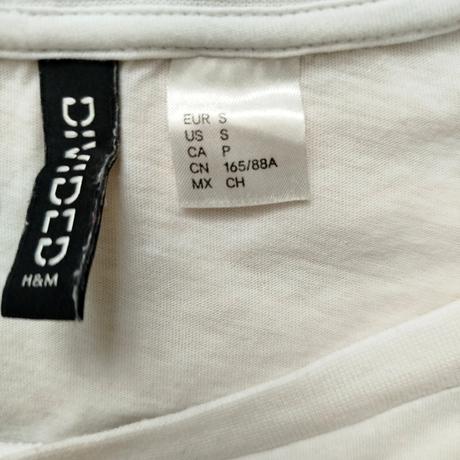 Tričká 5ks - širšie crop top, h&m,s