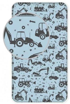 Prestieradlo traktor, šírka (cm): 90,dĺžka (cm): 200