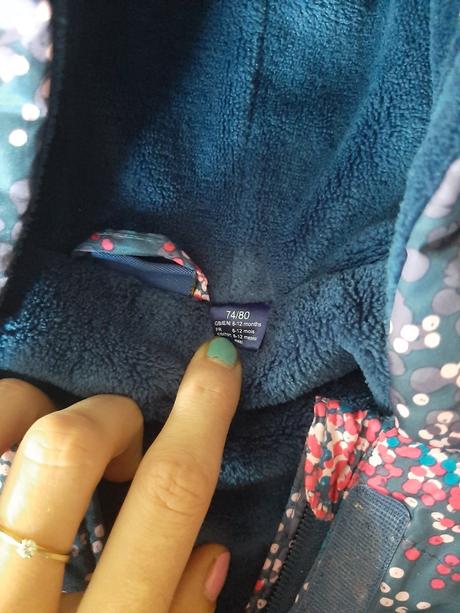 Zimný overal do snehu 74/80, lupilu,74