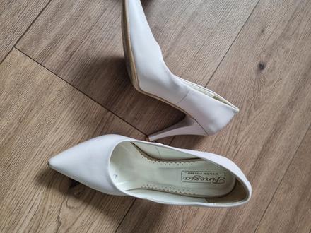 Bledulinkoružové kožené lodičky 36, 36