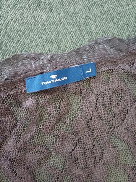 Čipkované tričko, tom tailor,l