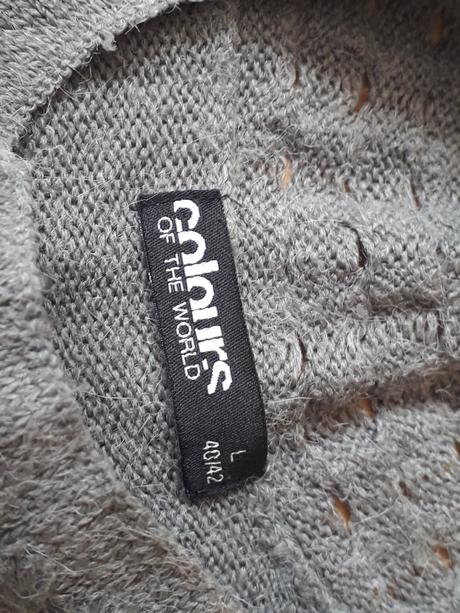 Pletene sede mini saty tunika, colours of the world,l