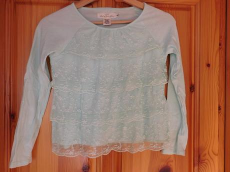 Tričko s volánmi, h&m,128