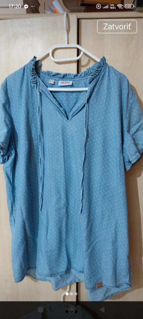 Riflova blúzka, bonprix,xl