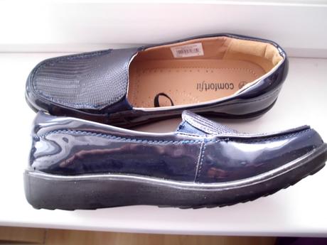 Mokasíny tmavomodré 36, 36