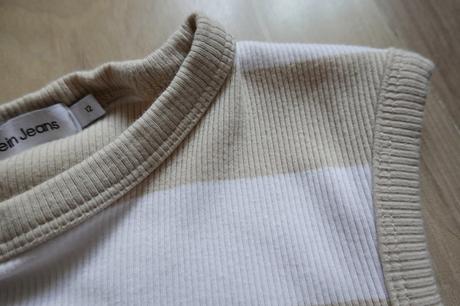 Vrúbkované šaty calvin klein, calvin klein,s