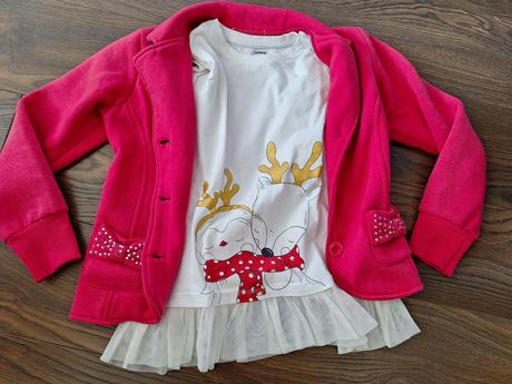 Set tričko a sako veľ 134, sinsay,134