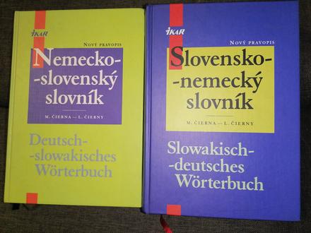 Knihy nemecko slovenský a slovensko nemecký slovní, 