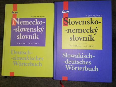 Knihy nemecko slovenský a slovensko nemecký slovní, 