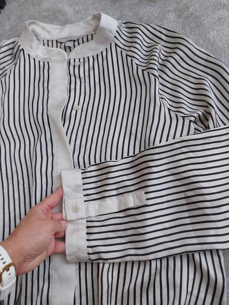 Saténová blúzka, h&m,m