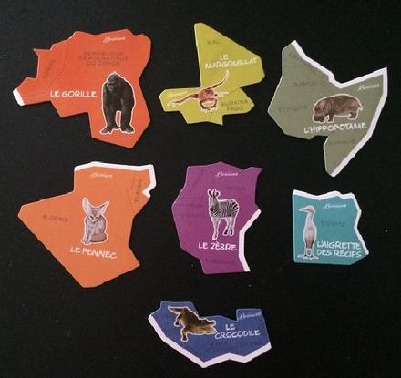 Magnetky zvieratiek afrika 19x21 cm, 