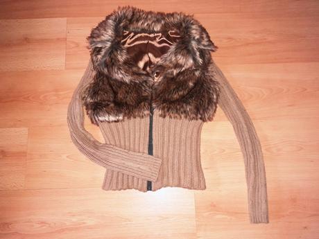 Svetrík s kožušinkou, tally weijl,xs