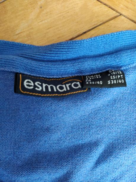 Modrý sveter., esmara,xs