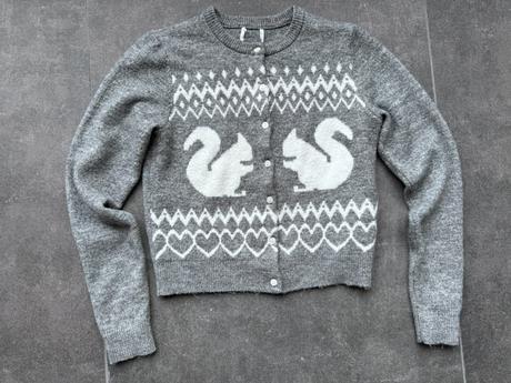 H&m - žakárový sveter, h&m,xs