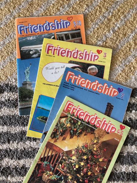 Staré časopisy friendship 4ks, 