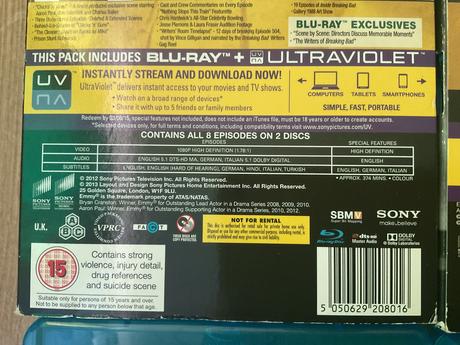 Blu-ray - breaking bad seasons 1-2 & 5,