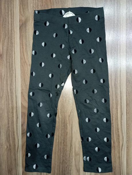 Bodkované nohavice, h&m,110