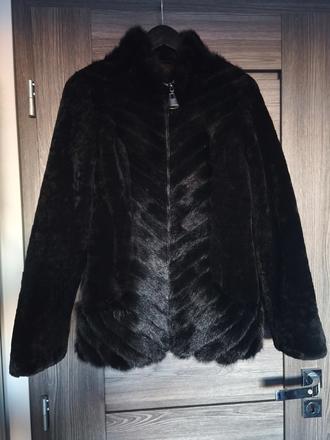 Luxusny kozusok norka + strihana ovecka, s