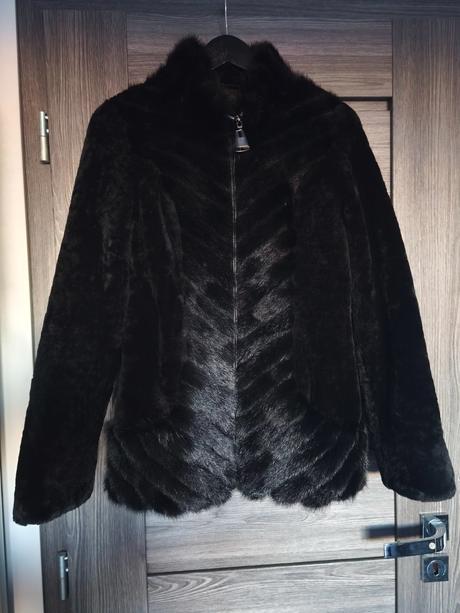 Luxusny kozusok norka + strihana ovecka, s