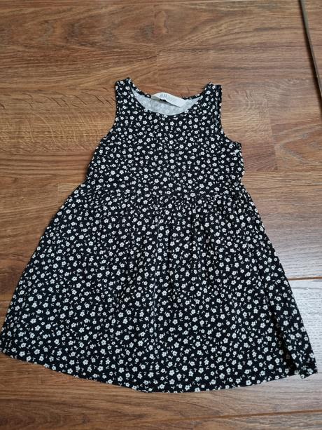 B1578i šaty, kvetinky, h&m,98