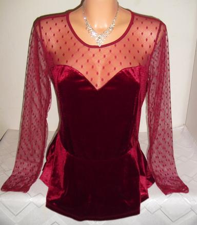 Luxusny zamatovy topik, m