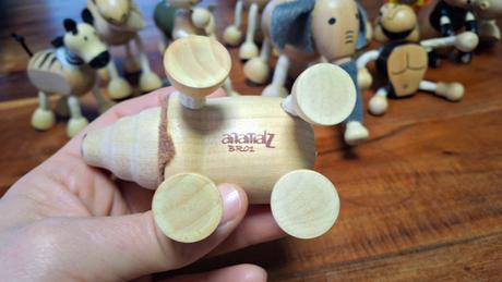 Drevené zvieratká zo zoo, edukačné hračka, 