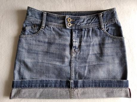 Rifľová minisukňa, h&m,36