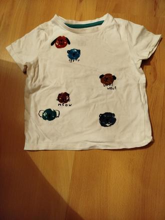 Tričko krátky rukav, f&f,92