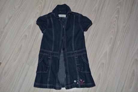 Rifľové šaty, na 5 rokov, 4 eur, active,110