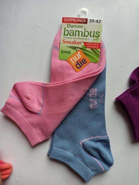 Bambusové ponožky nízke, 2 páry, 40 / 42