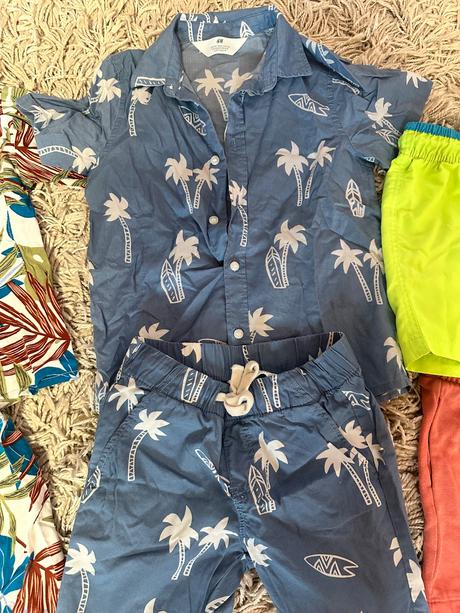 Balík chlapčenského letného oblečenia 104, 104–116