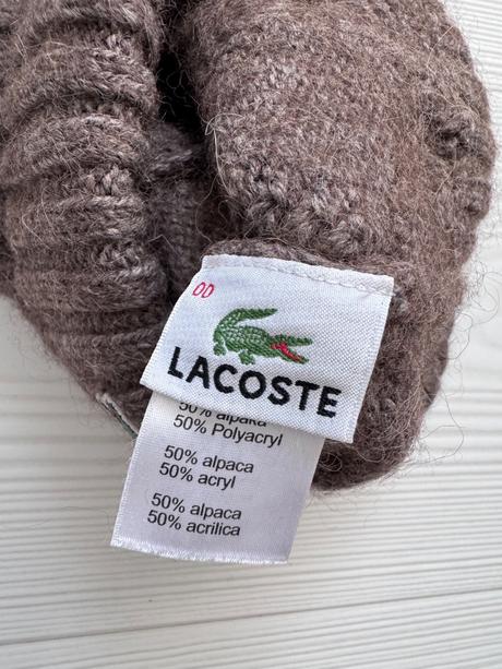 Lacoste - dve pletené čiapky, lacoste