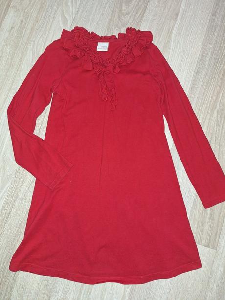 Vianočné šaty  - bavlnené, 128