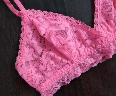 Čipkovaná braletka/nevystužená podprsenka, 164