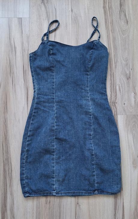 Riflove šaty h&m, h&m,34